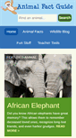 Mobile Screenshot of animalfactguide.com